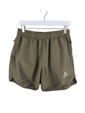 Silkworld Athletic Running Shorts Olive Green Size Medium